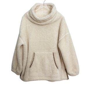 Sundance Cozy Cream Cowl Neck Sweatshirt